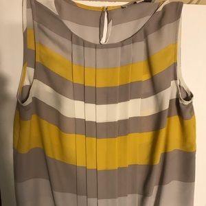 Loft sleveless blouse